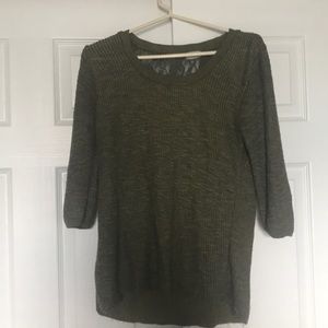 Olive green sweater